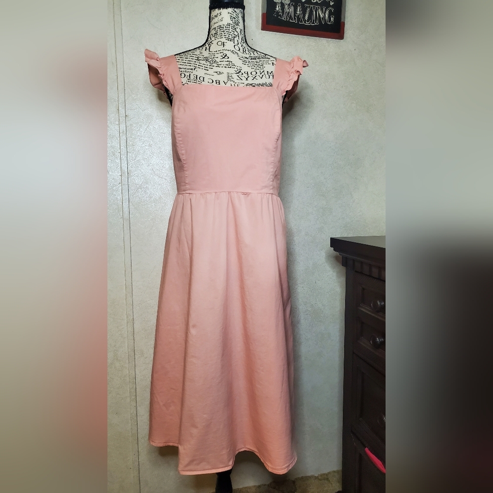 52Seven Pink Sleeveless Dress Size:16